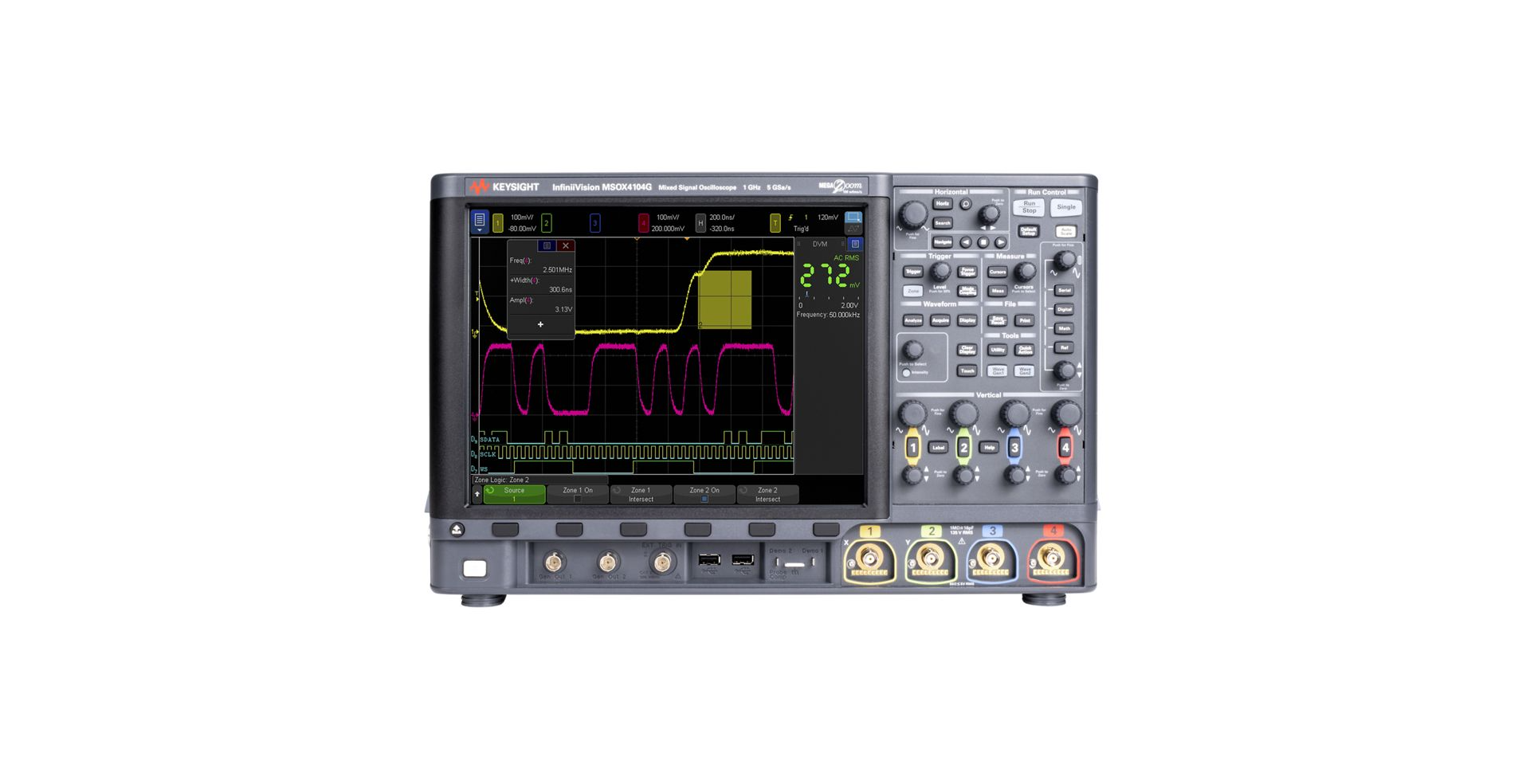 Keysight MSOX4034G 高性能混合信號(hào)示波器