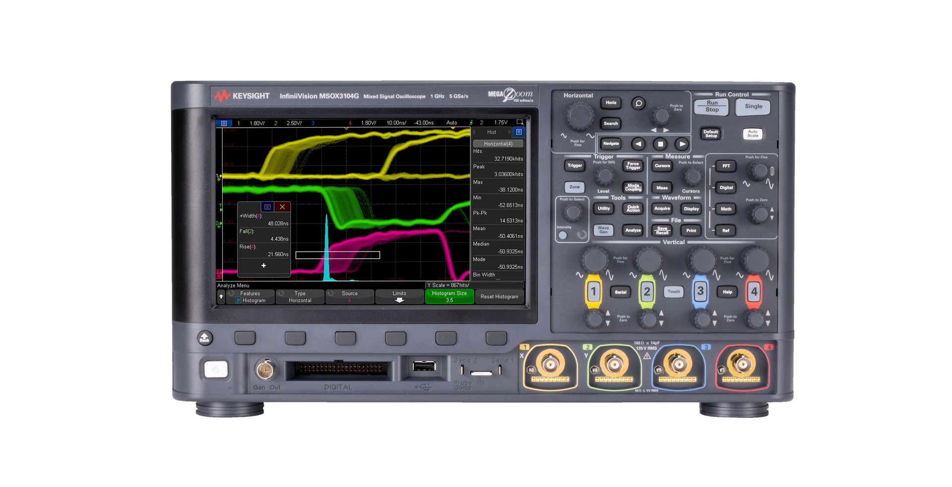 Keysight MSOX3024G 混合信號(hào)數(shù)字示波器