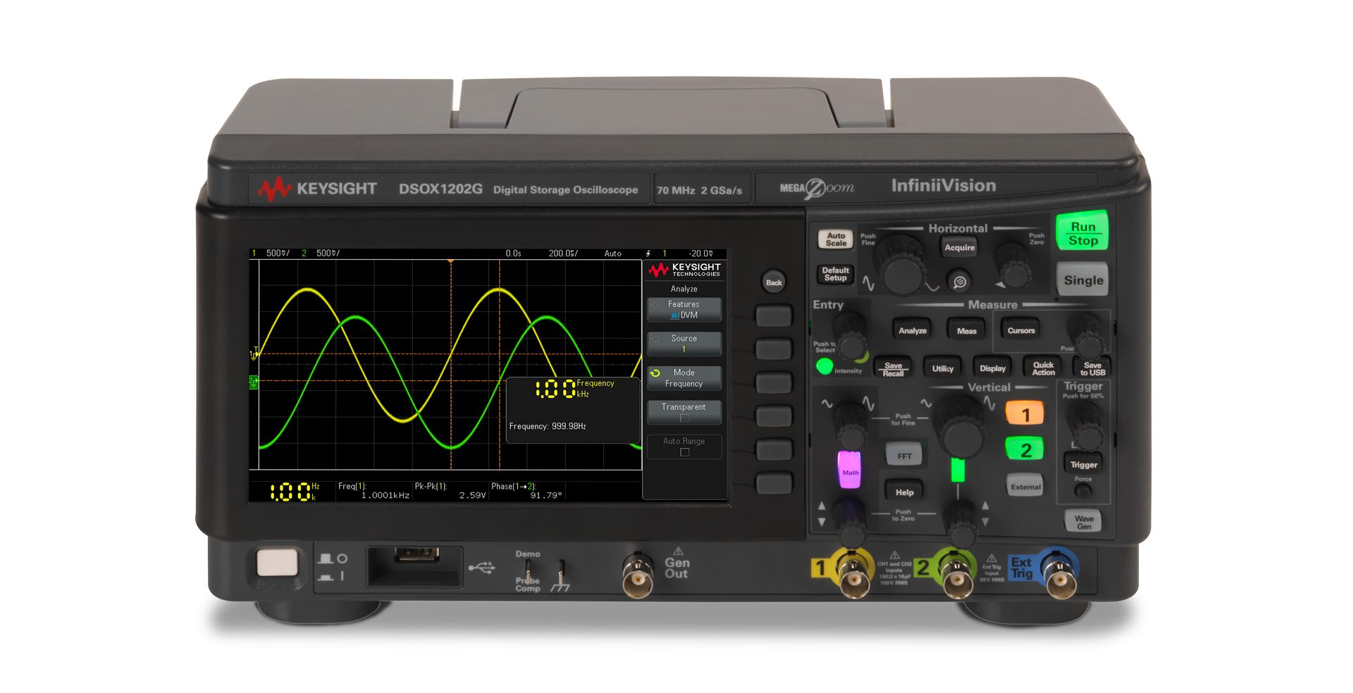 Keysight DSOX1202G 數(shù)字示波器