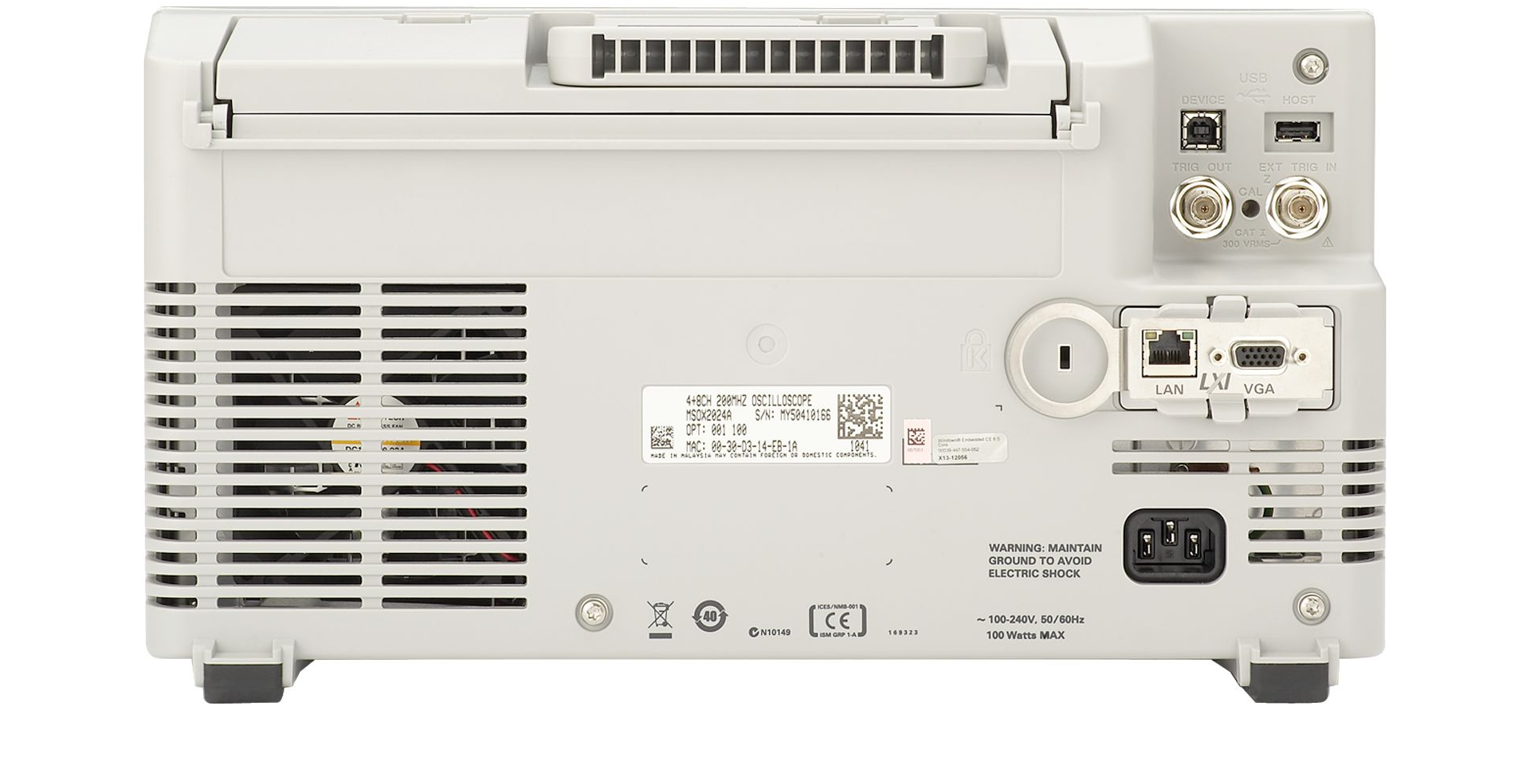 Keysight MSOX2024A 混合信號(hào)示波器